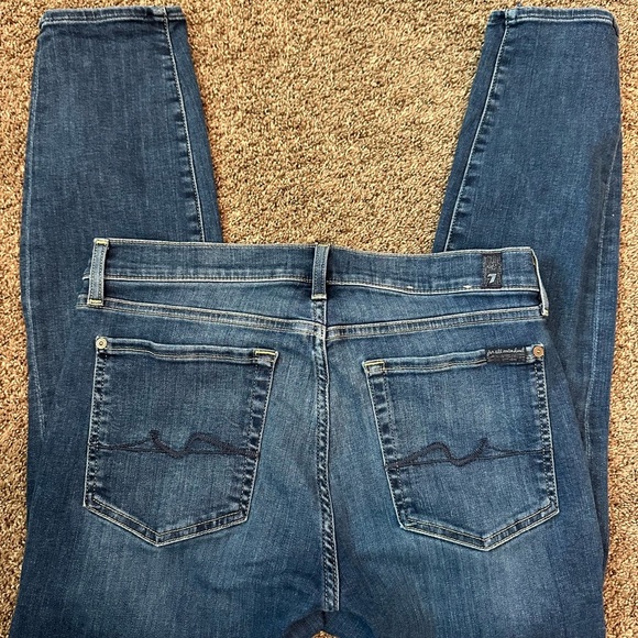7 For All Mankind Ankle Gwenevere Jean sz 30 - Picture 5 of 7